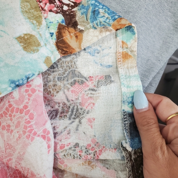 Floral Peplum Dress for woman size‎ small - Picture 7 of 8